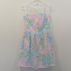 Lilly Pulitzer Lace Overlay A-line Dress
